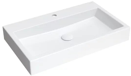 Lavoar suspendat Omnires Thasos M+ alb 70 cm