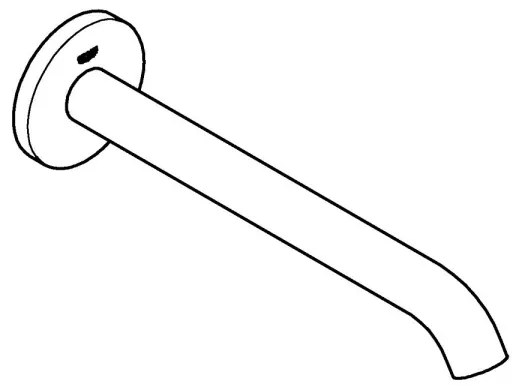 GROHE ESSENCE 13449AL1 - Scurgere pentru cadă, 221 mm, grafit