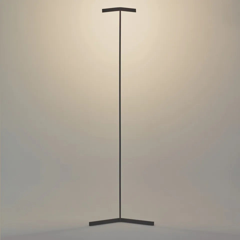 Lampadar modern negru dimabil minimalist Vector