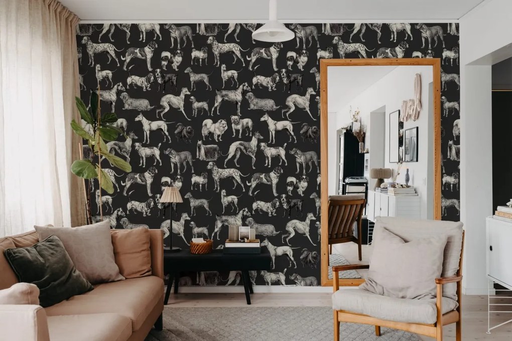 Fototapet, Dogs, Harlequin, Rebel Walls