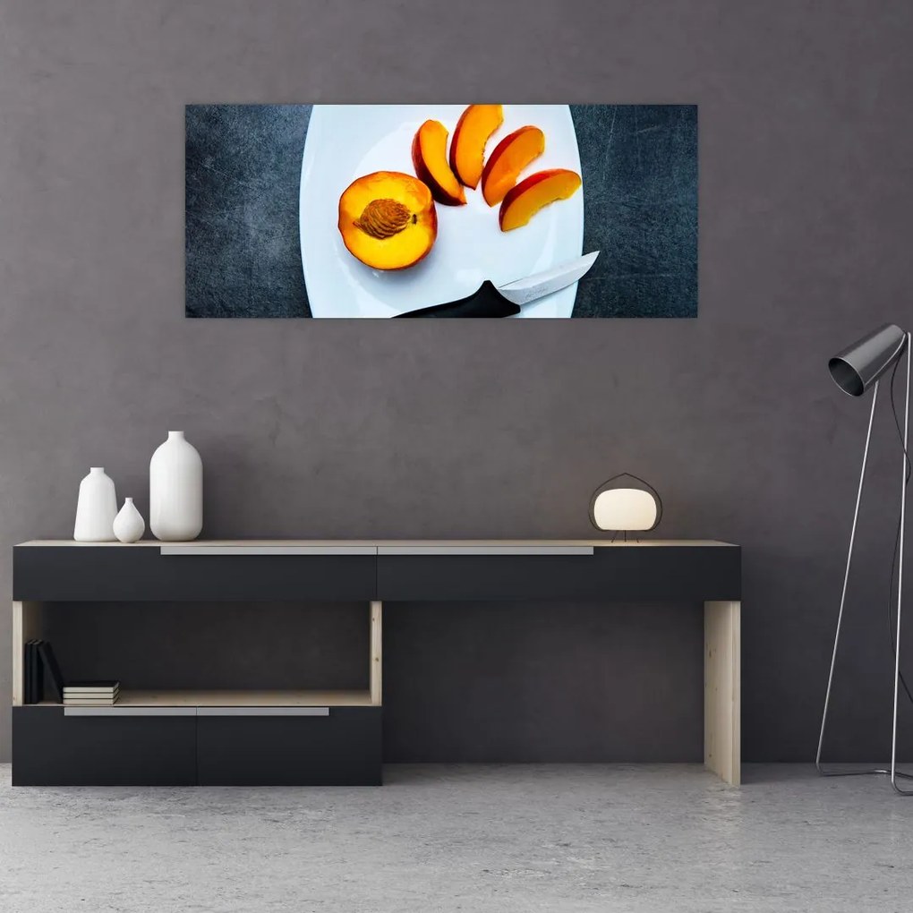 Tabloul cu piersică (120x50 cm)