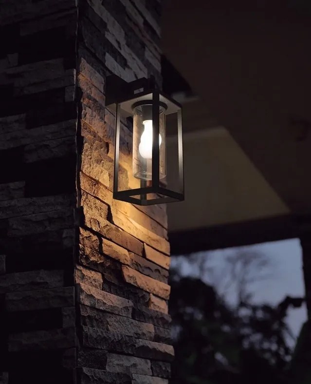 Aplica perete exterior, Protectie IP65 ALPS negru