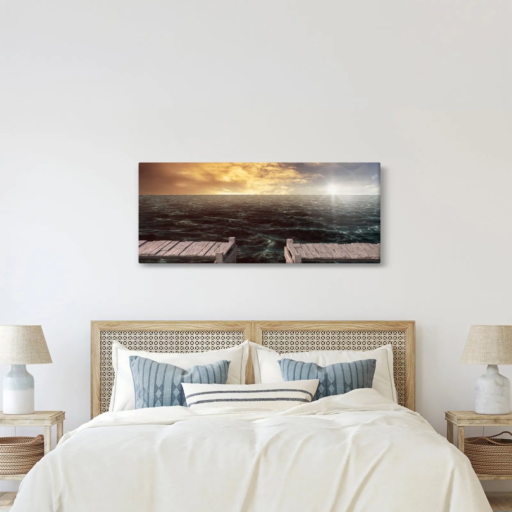 Tablou cu marea (120x50 cm)