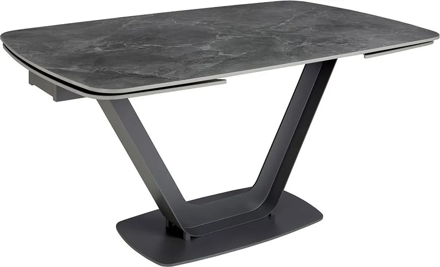 Masa extensibila deosebita design LUX Porcelain Marble 160-240cm