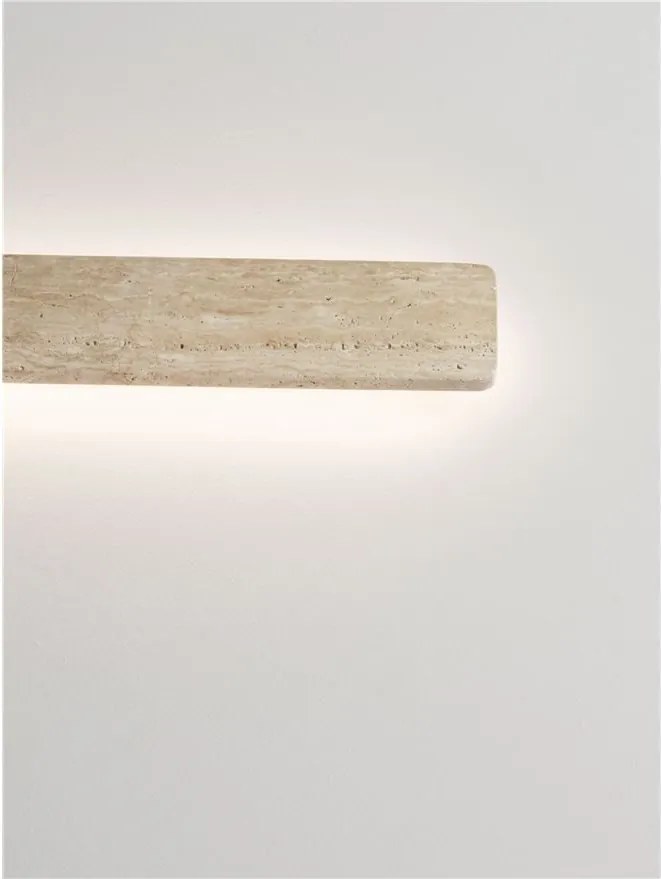 Aplica de perete LED din travertin natural ALYSSA