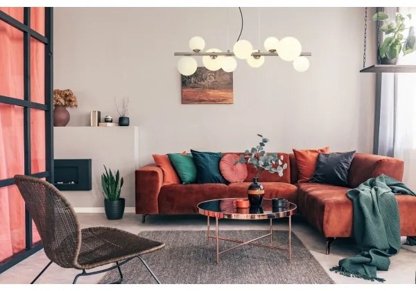 Lustră LED pe cablu RIHA 9xG9/3W/230V crom Globo 56140-9H