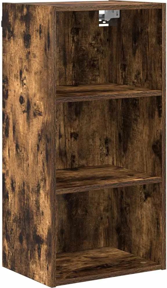 vidaXL Dulap suspendat Stejar fumuriu 40 x 29,5 x 80 cm Lemn compozit