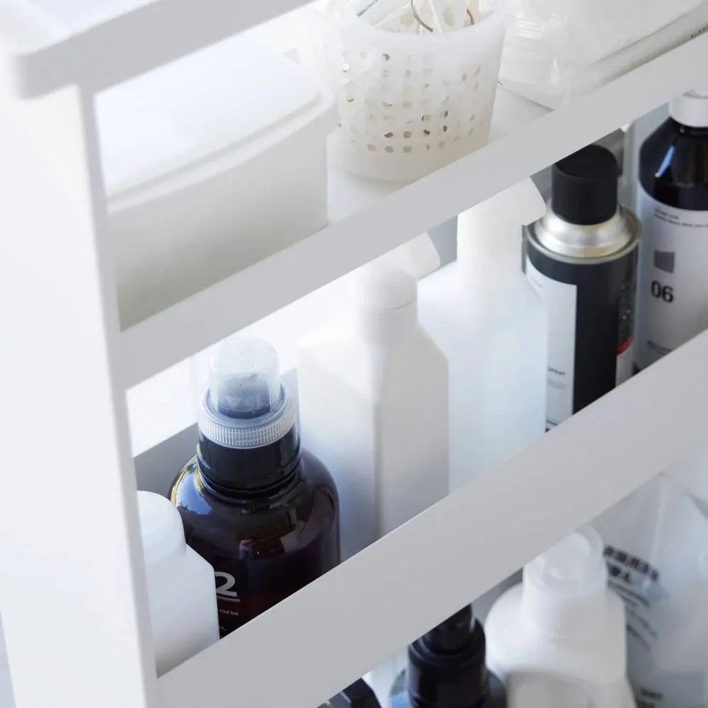 Etajeră de baie alb mat din oțel 48x80,5 cm Tower – YAMAZAKI