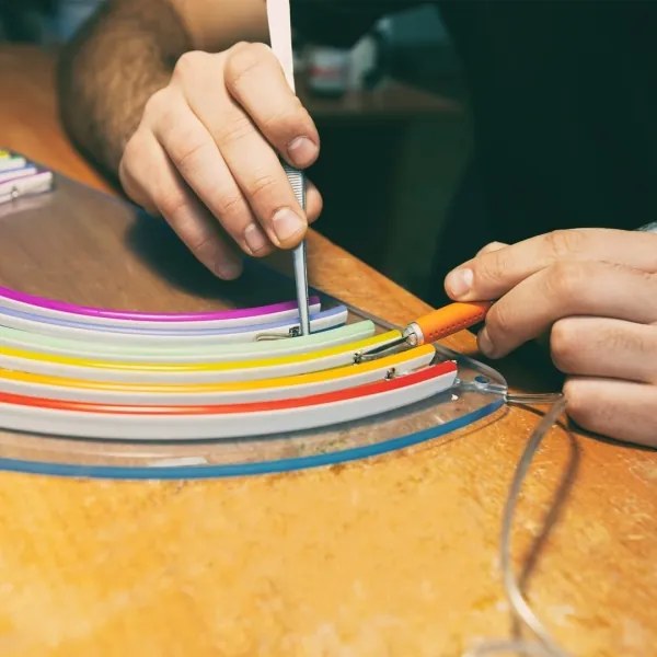 Bandă LED pentru baie NEON EKO-FLEX LED/250W/12V IP65 25m portocaliu