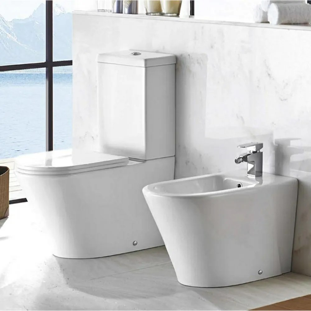 Scaun de toaletă cu închidere moale Clement