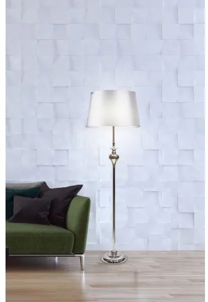 Lampadar PRIMA 1xE27/60W/230V argintiu/crom lucios