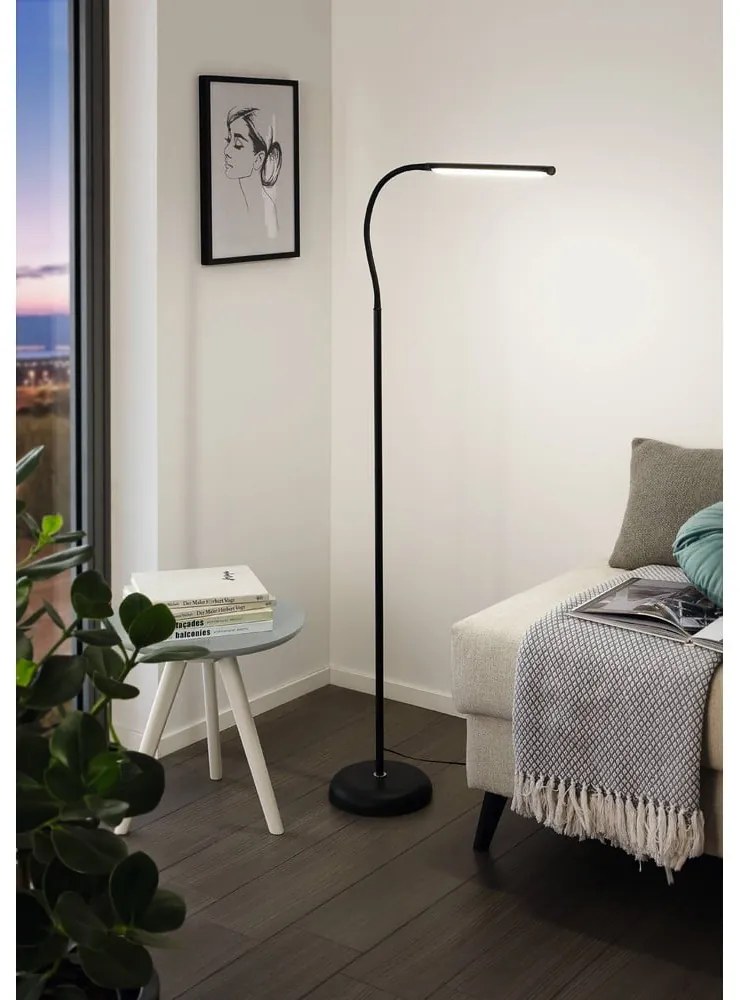 Lampadar negru LED (înălțime 130 cm) LAROA – EGLO