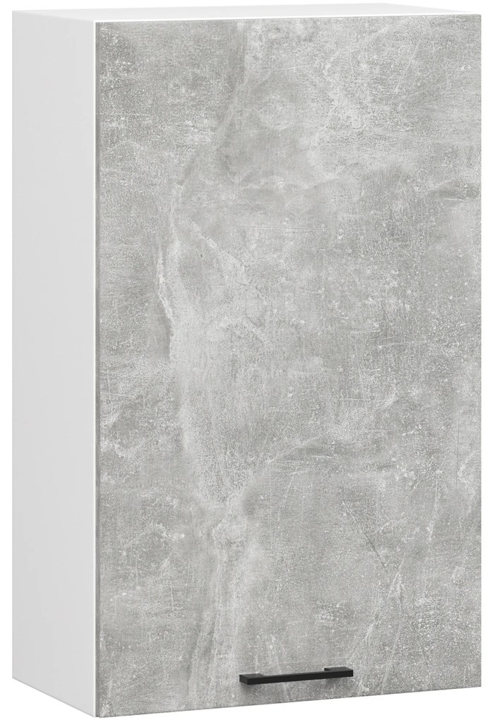 Dulap de bucătărie superior Organo W 50 (alb + beton). 1117512