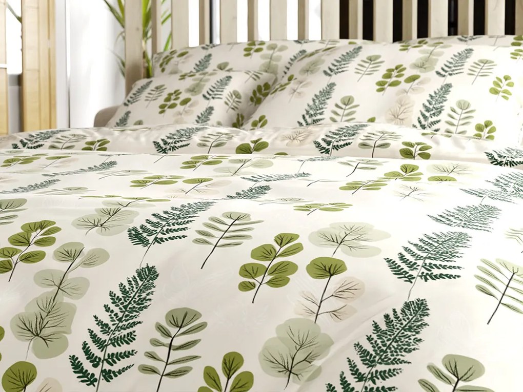 Lenjerie de pat din microfibra SCANDI NATURE verde Dimensiune lenjerie de pat: 70 x 90 cm | 140 x 220 cm