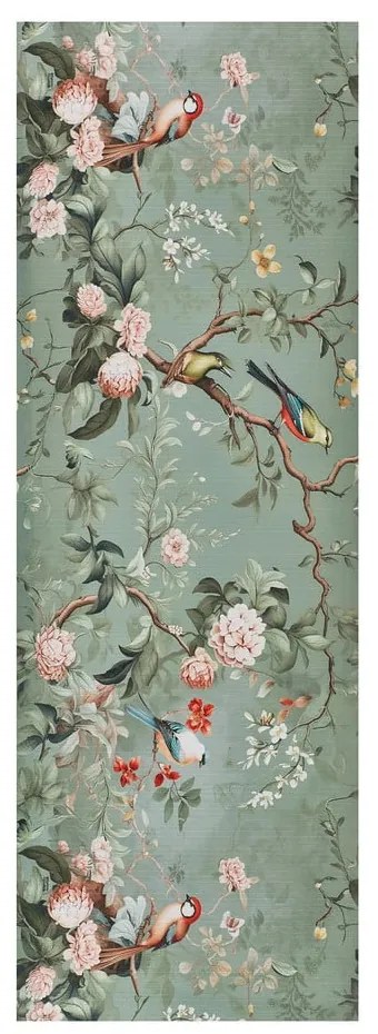 Covor tip traversă verde deschis lavabil 52x100 cm Ricci Monet – Universal