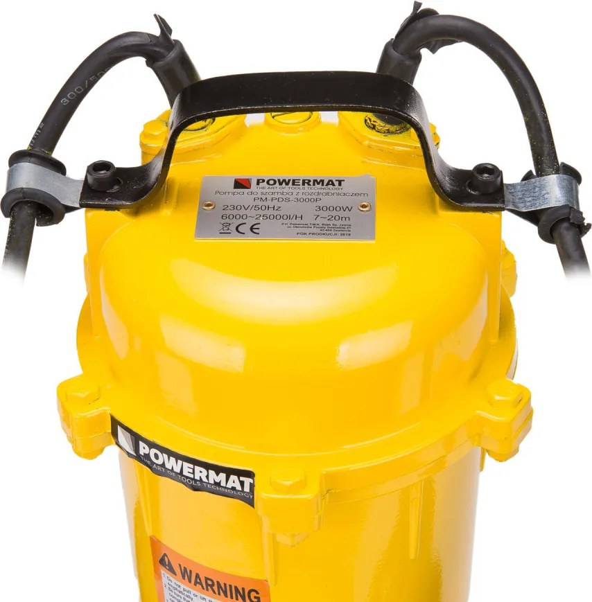 Pompă de ape uzate cu tocător și plutitor PM-PDS-3000P