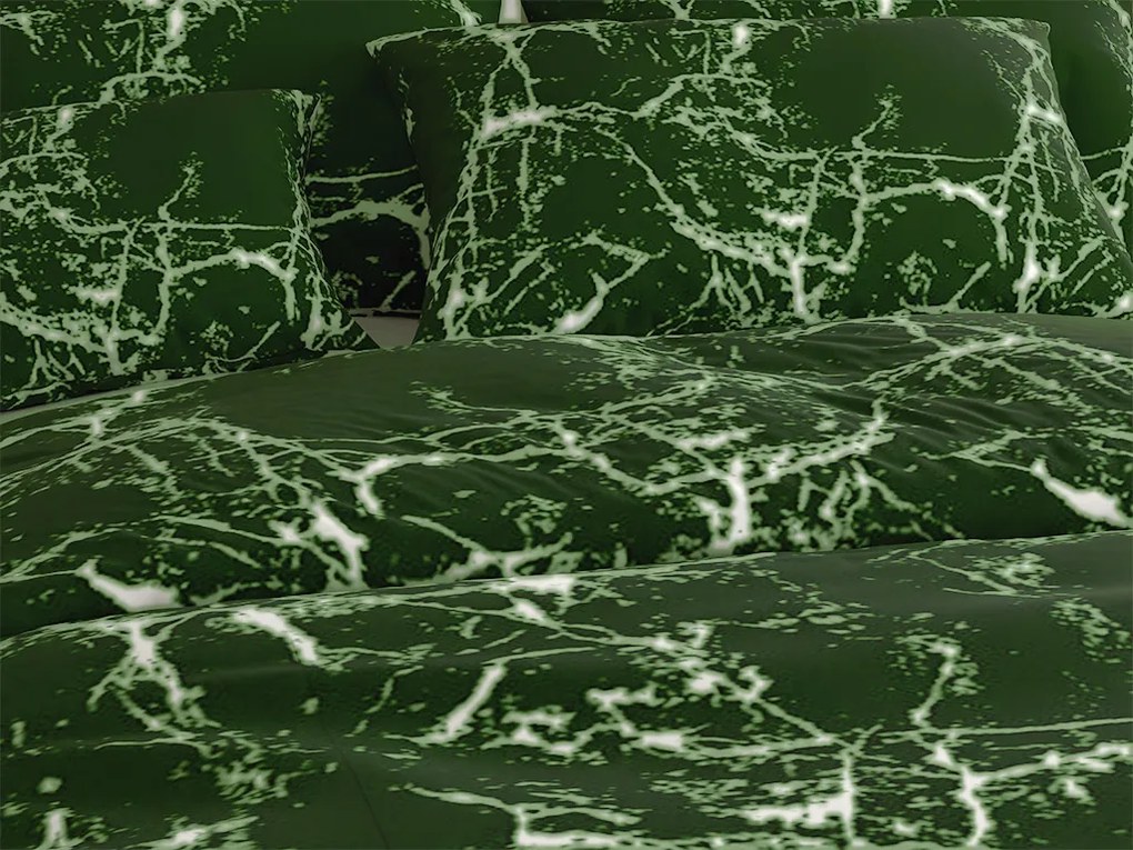 Lenjerie de pat din bumbac TEMPESTA verde Dimensiune lenjerie de pat: 70 x 90 cm | 140 x 200 cm