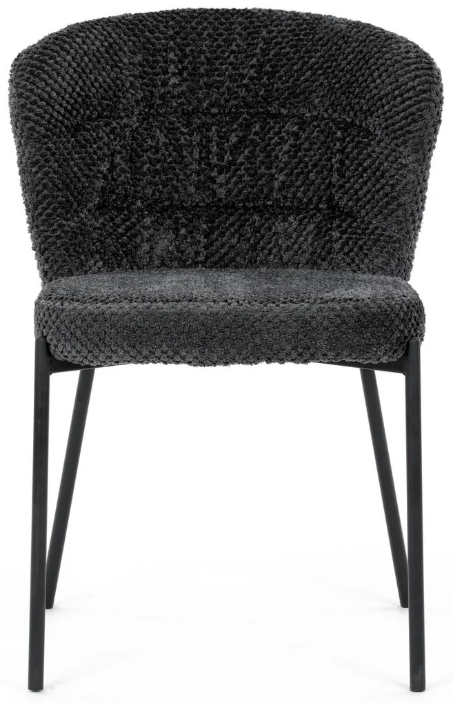 Set de scaune de sufragerie Bouclé CT-W1077 GREY2,4 buc