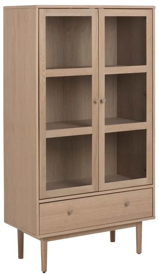 Vitrină în decor de stejar Actona Aston