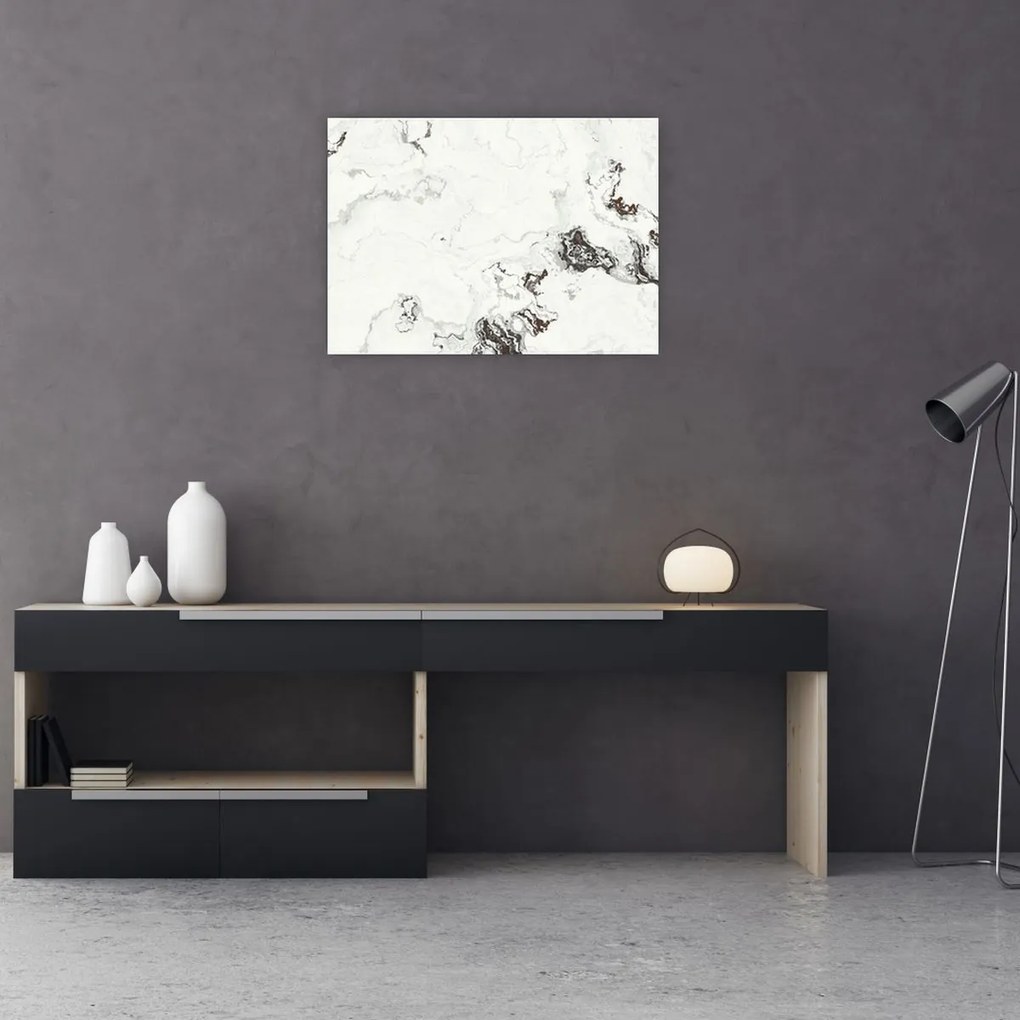 Tablou - Marmură albă (70x50 cm)
