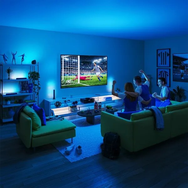 Philips - Set de 2 corpuri LED SMART GRADIENT RGBIC, dimabile, 8W/230V, Wi‑Fi