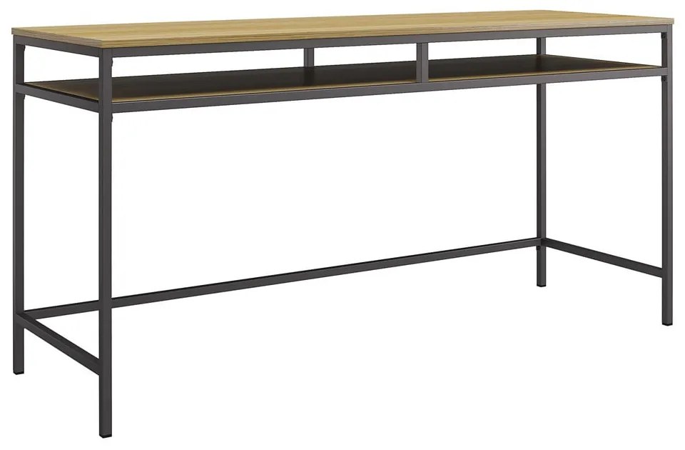 Birou cu blat cu aspect de lemn de stejar 51x153 cm Bradford – Støraa