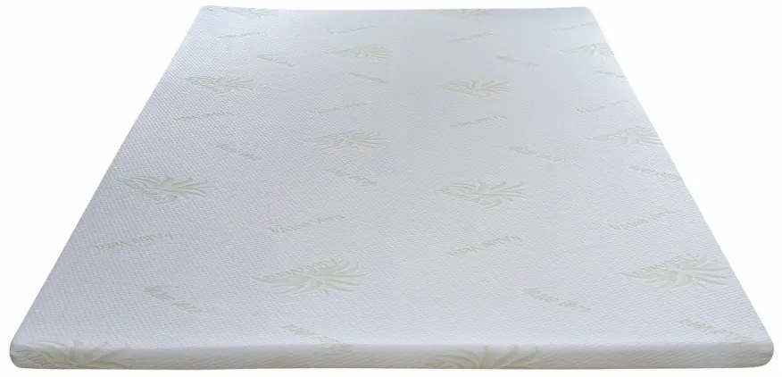 Topper saltea Green Future, Aloe Vera 7 zone de confort 180x200 cm