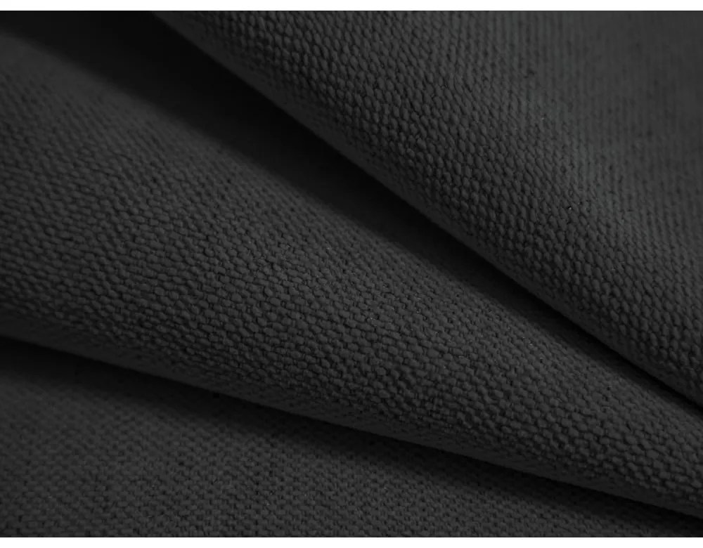 Pat matrimonial gri antracit tapițat cu spațiu de depozitare/fără tăblie cu somieră 160x200 cm Susan – Micadoni