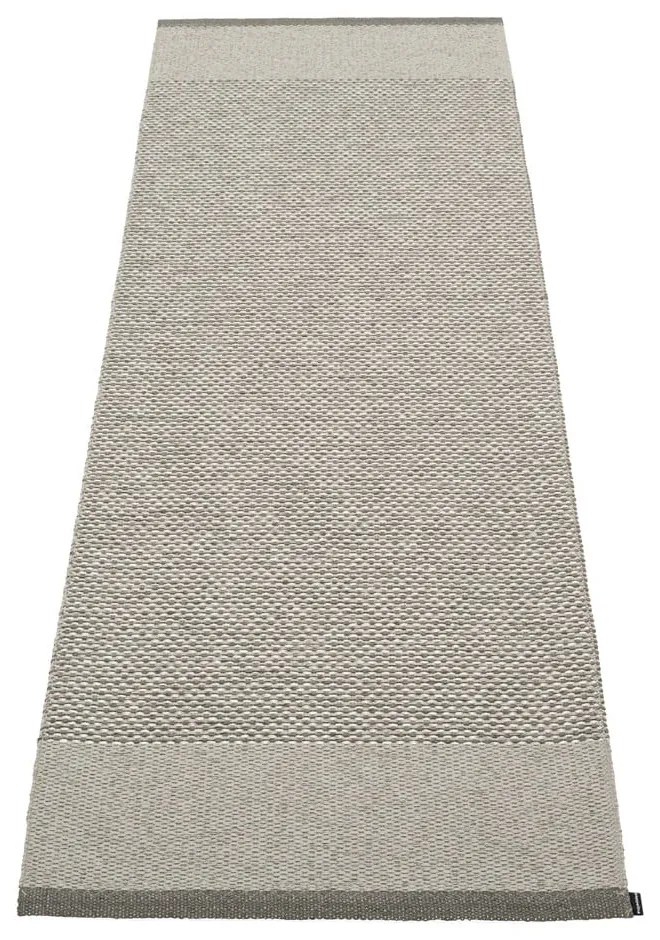 Covor tip traversă pentru interior și exterior gri 85x260 cm Edit Warm Grey – Pappelina