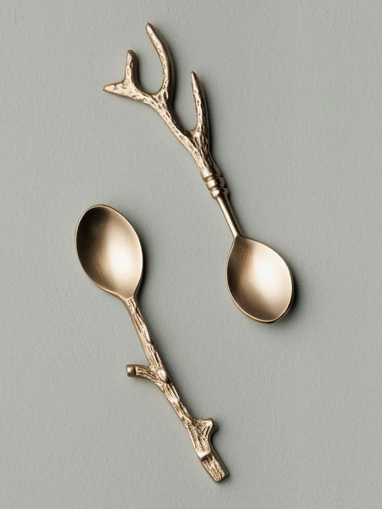 Lingurita decorativa, din alama, Naturae