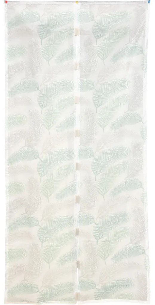 Plasa de protectie pentru usa balconului, 220 x 50 cm, cu model de frunze, 2 bucati