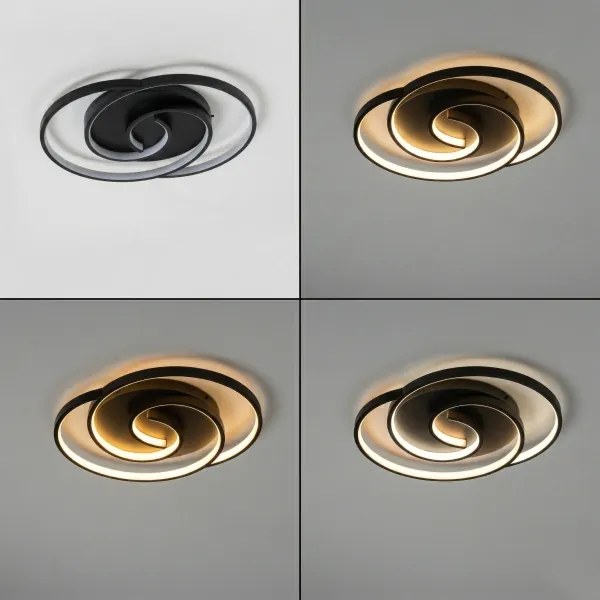 Brilagi - Plafonieră LED reglabilă VELO, 70 W, 230 V, 38 x 47,8 cm + telecomandă