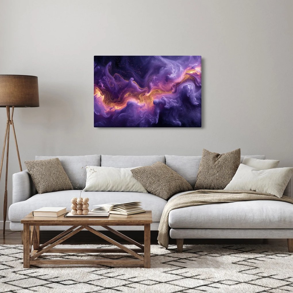 Tablou - Nebuloasa purpurie (90x60 cm)