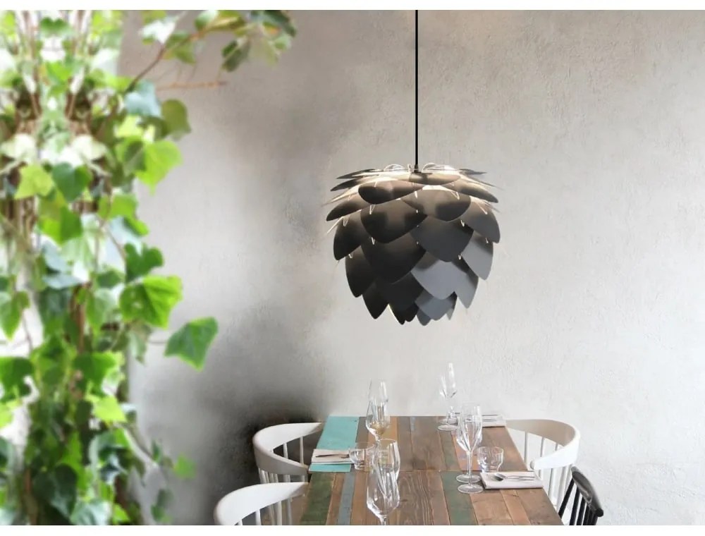 Abajur modern Aluvia 40cm, antracit