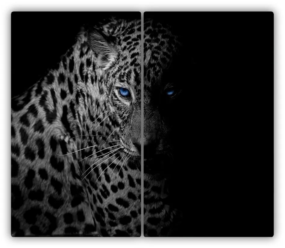 Tocator din sticla Leopard