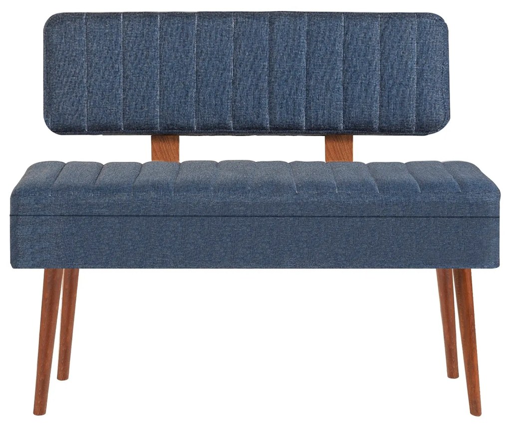 Set mobilier sufragerie Vlasta 2 (nuc + albastru închis) (pentru 6 persoane). 1073080