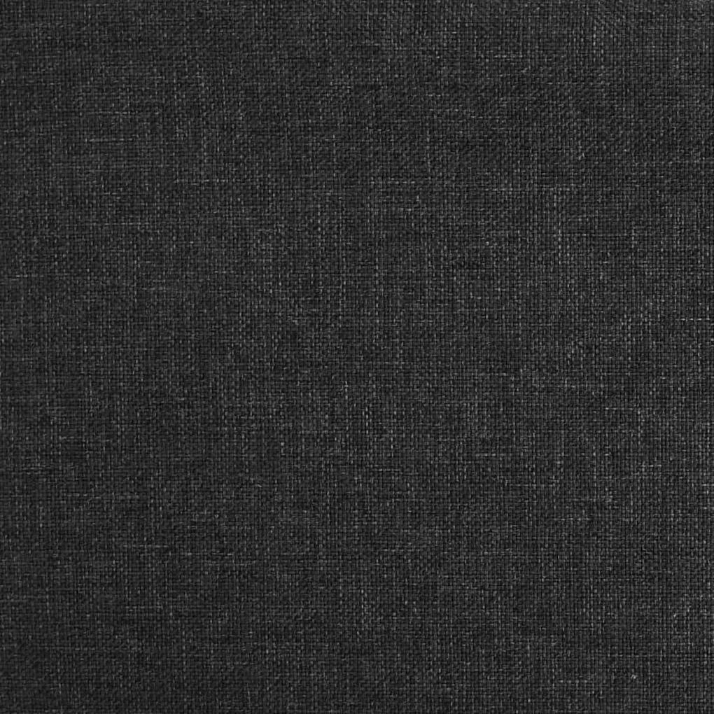 Scaun de birou pivotant, negru, material textil 1, Negru, Cu roata