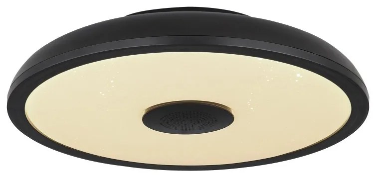 Plafoniera LED RGB cu telecomanda si difuzor RAFFY negru