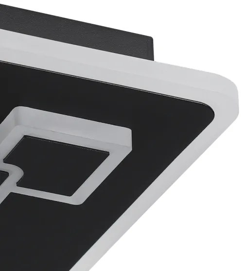 Plafonieră LED CADEGAL LED/7,8W/230V neagră Eglo 30658