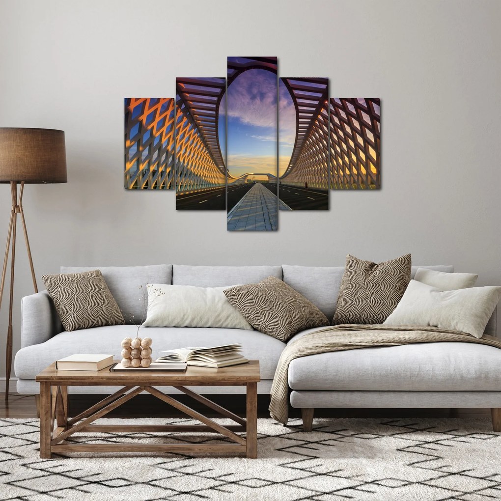 Tablou - Pod cu arhitectură modernă (150x105 cm)