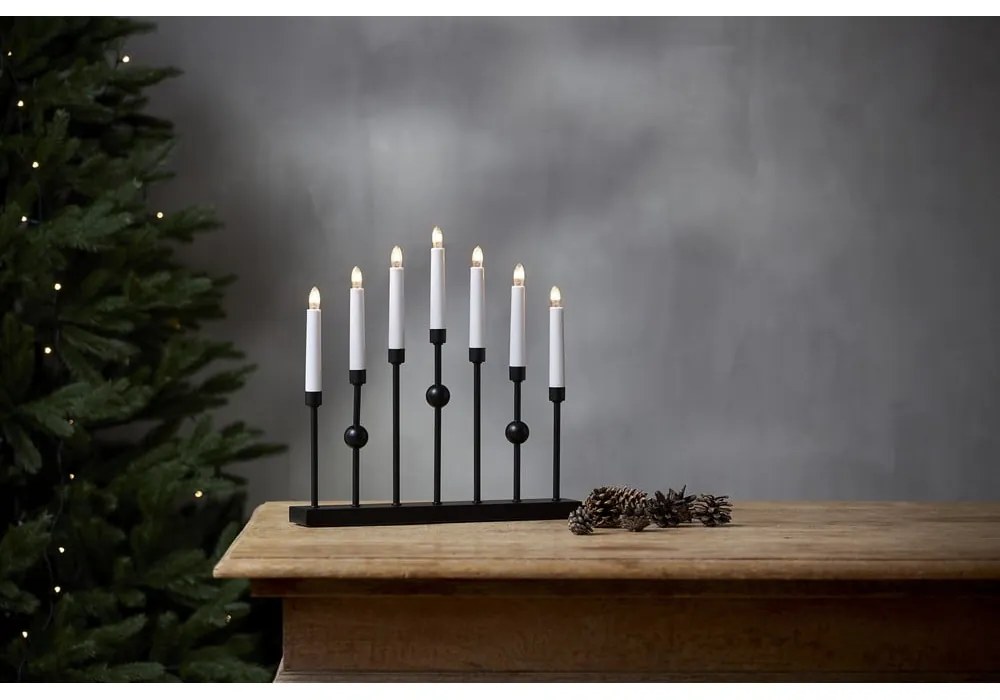 Decorațiune luminoasă neagră Gustavo – Star Trading