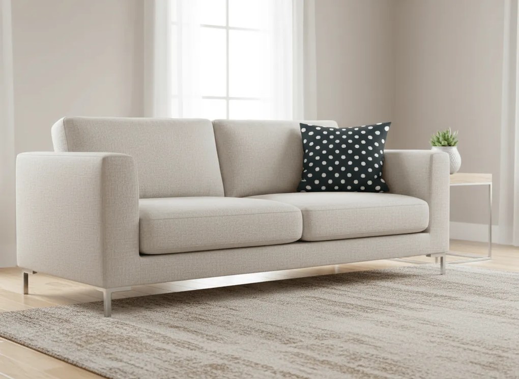 Husa decorativa pentru perna COLAM GREY 45x45 cm, gri