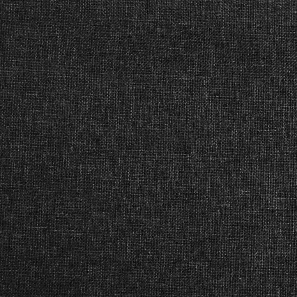 Scaun de bar, negru, material textil 1, Negru