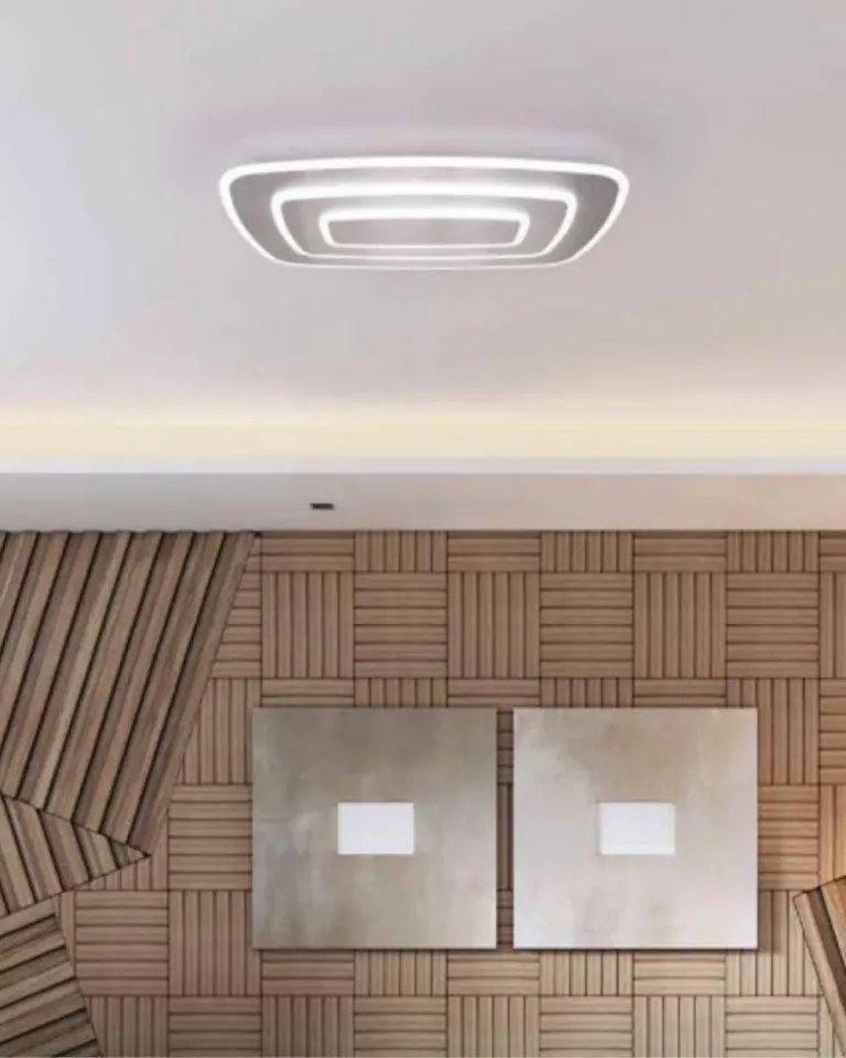 Plafoniera LED 68W, Aluminiu, Spyros 1, Kelektron