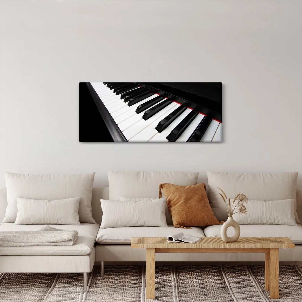 Tablou ccu clapele de pian (120x50 cm)