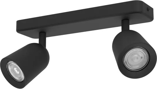 Eglo 901953 - Spot CAMALDOLI 2xGU10/10W/230V negru