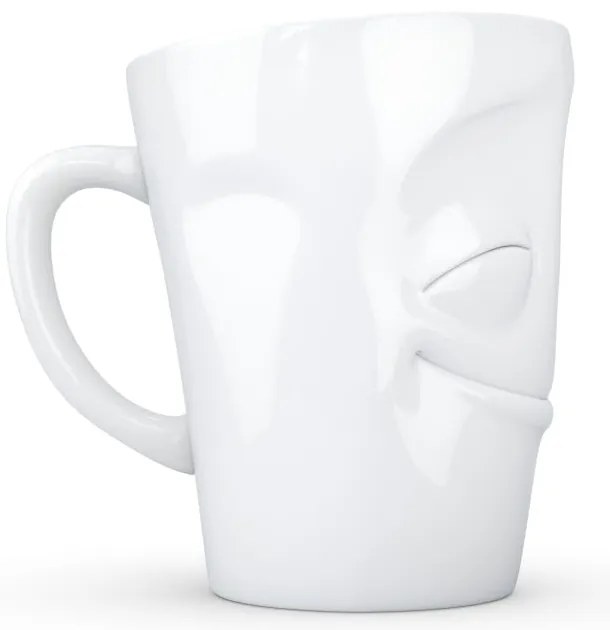 Cană cu toartă din porțelan 58products, 350 ml, alb