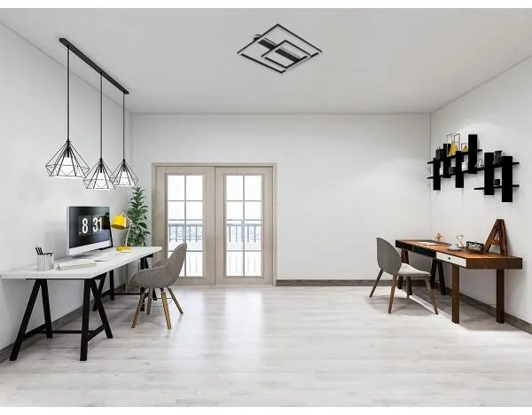 Plafonieră LED dimabilă LED/95W/230V 3000-6500K + telecomandă