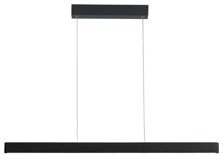 Lustra LED suspendata design liniar OLIVIER 120 3000K DIMM BK