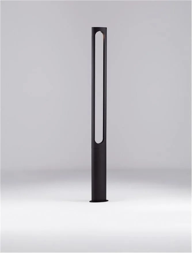 Stalp LED exterior din aluminiu antracit IP65 Eta H-200cm